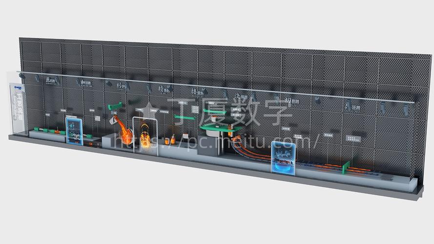 数字工厂企业长廊 人工智能赋能传统制造的全景展示空间